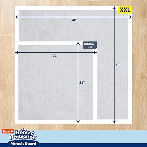 Miniatura 7 de Hartz Home Protection Miracle Guard - Almohadillas para perros, tamaño regular, 25 unidades, 3 veces de absorción y 3 veces más de uso, no gotean ni