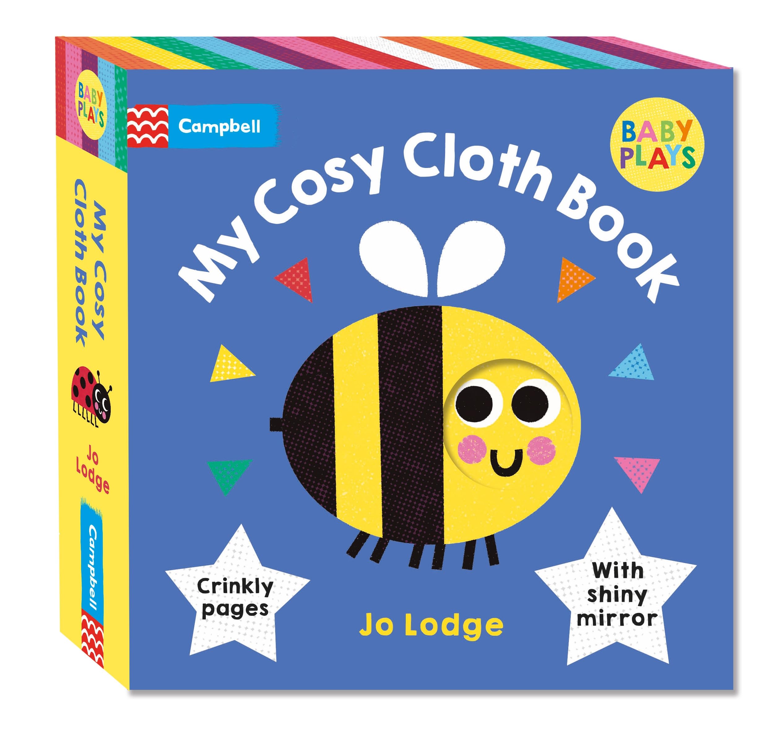 My Cosy Cloth Book: A first book for new babies, with crinkly pages and shiny mirror! (Baby Plays)