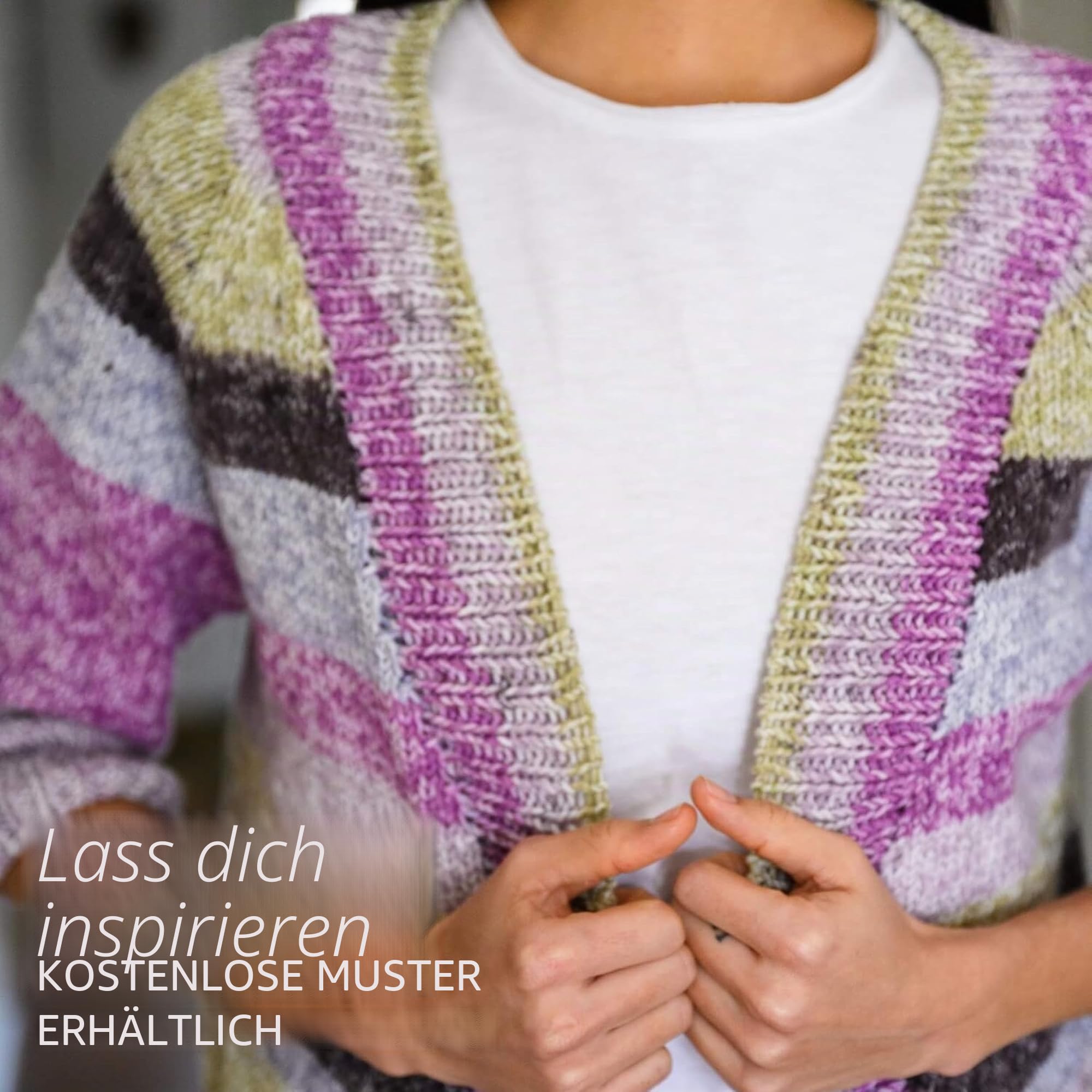 Lion Brand Yarn Mandala Ombre, mehrfarbiges Garn zum Stricken, Häkeln und Basteln, Transformieren, 1 Packung
