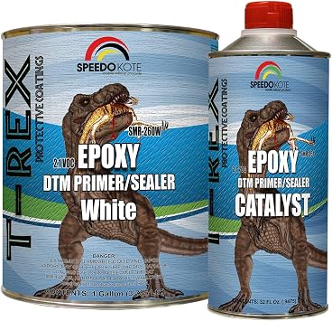 Epoxy Fast Dry 2.1 low voc DTM Primer & Sealer White Gallon Kit