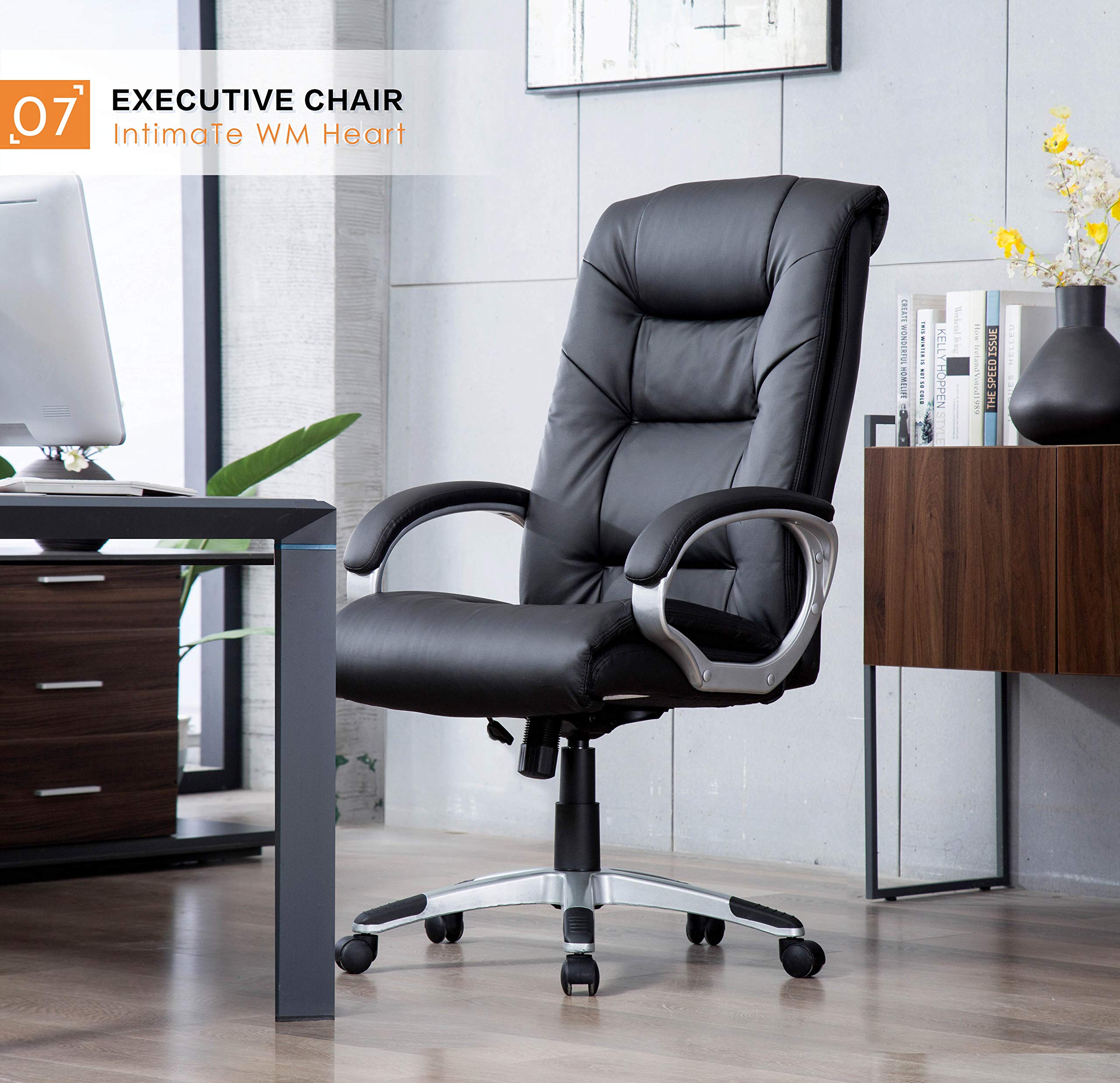 Buy IntimaTe WM Heart HighBack Executive Leather Office Chair
