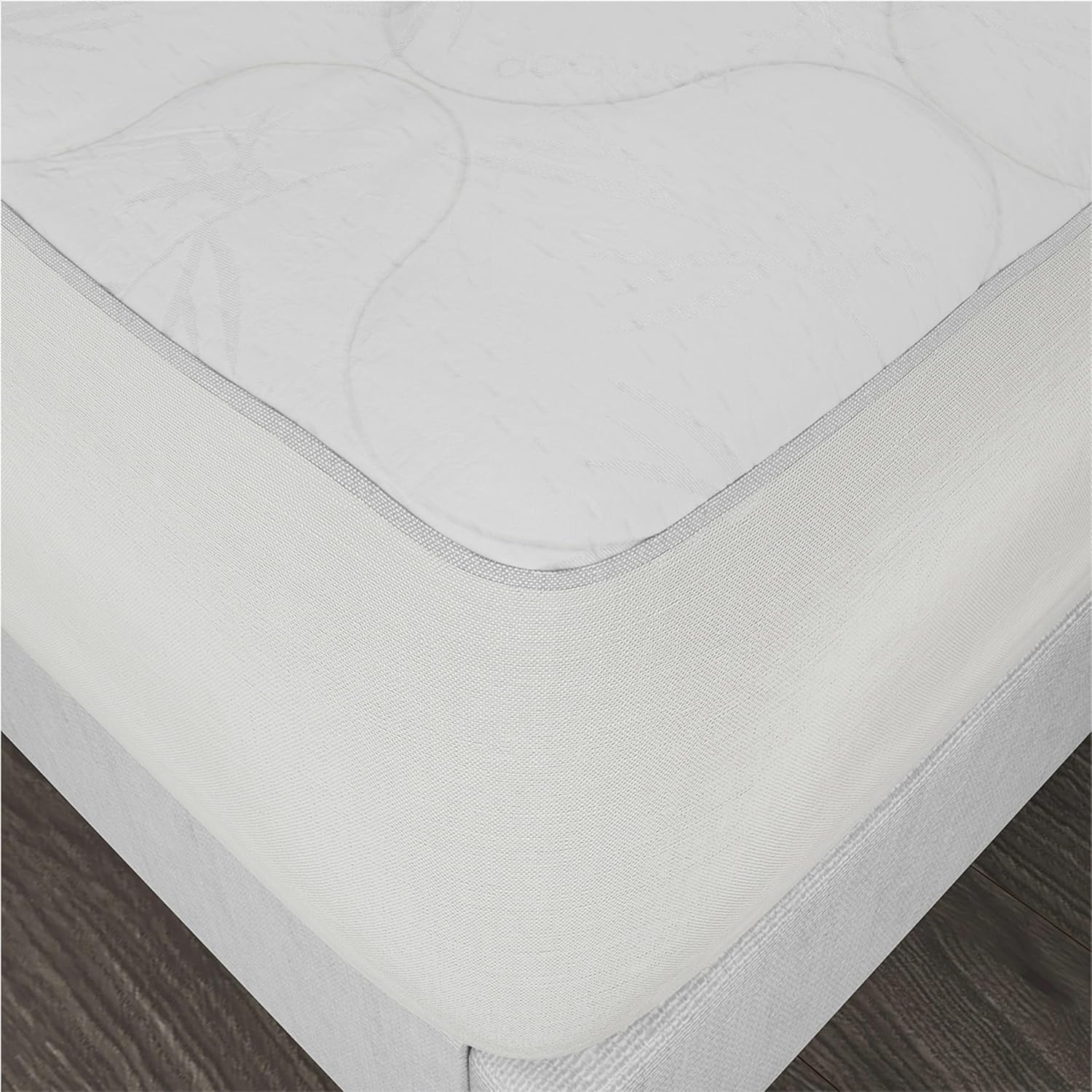 Mattress Cover- Bed Protector, Breathable Pad with Fitted No Slip Corners by Lavish Home (XL Twin)