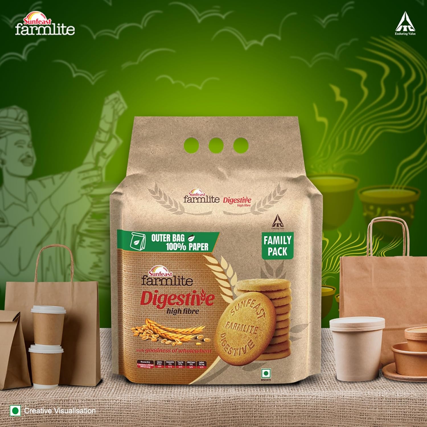 Sunfeast formalite digestive high fiber, 800g Sunfeast formalite digestive high fiber, 800g