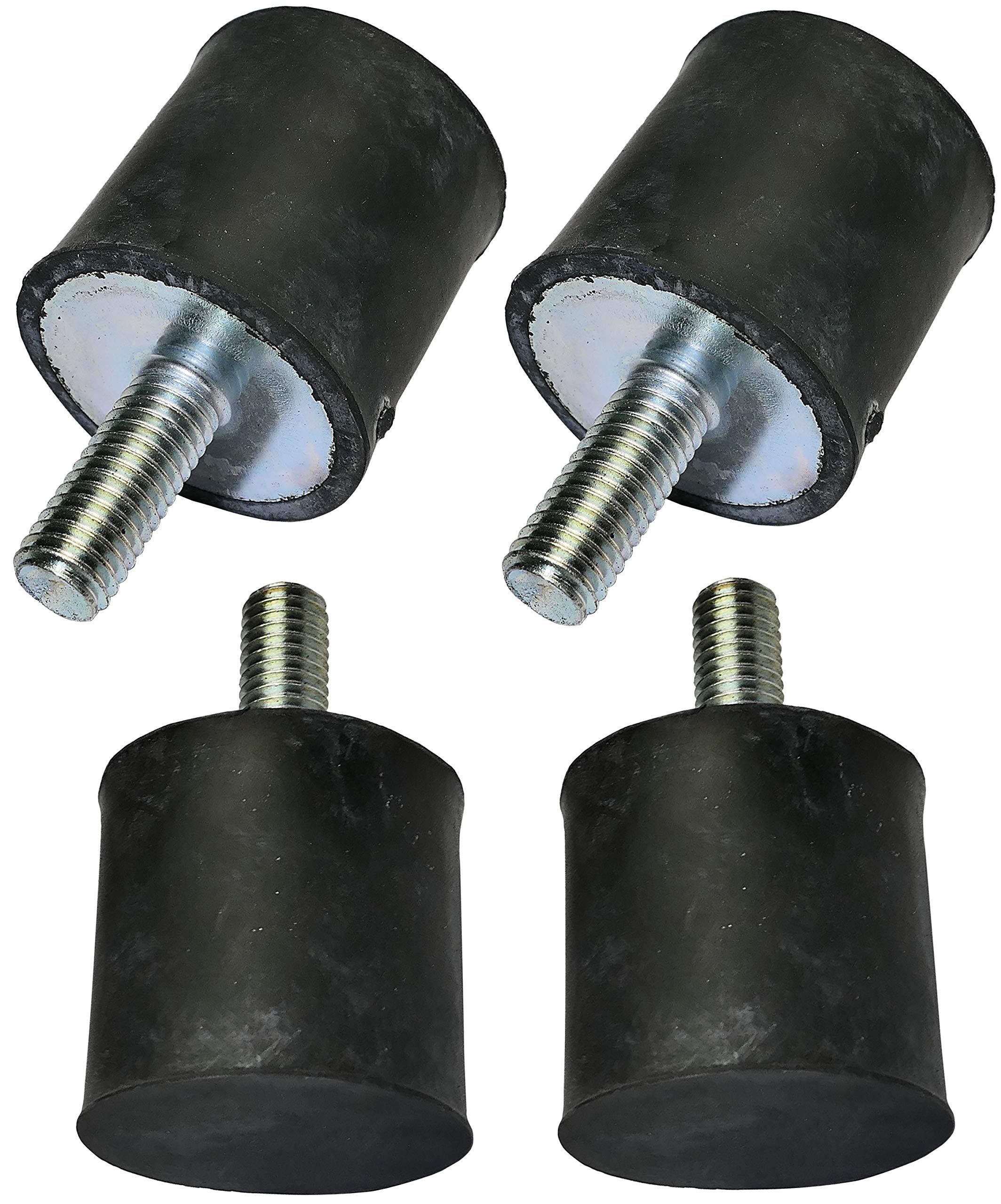 Patas antivibraciones de caucho M8 Ø30mm, amortiguadores de vibración para máquinas