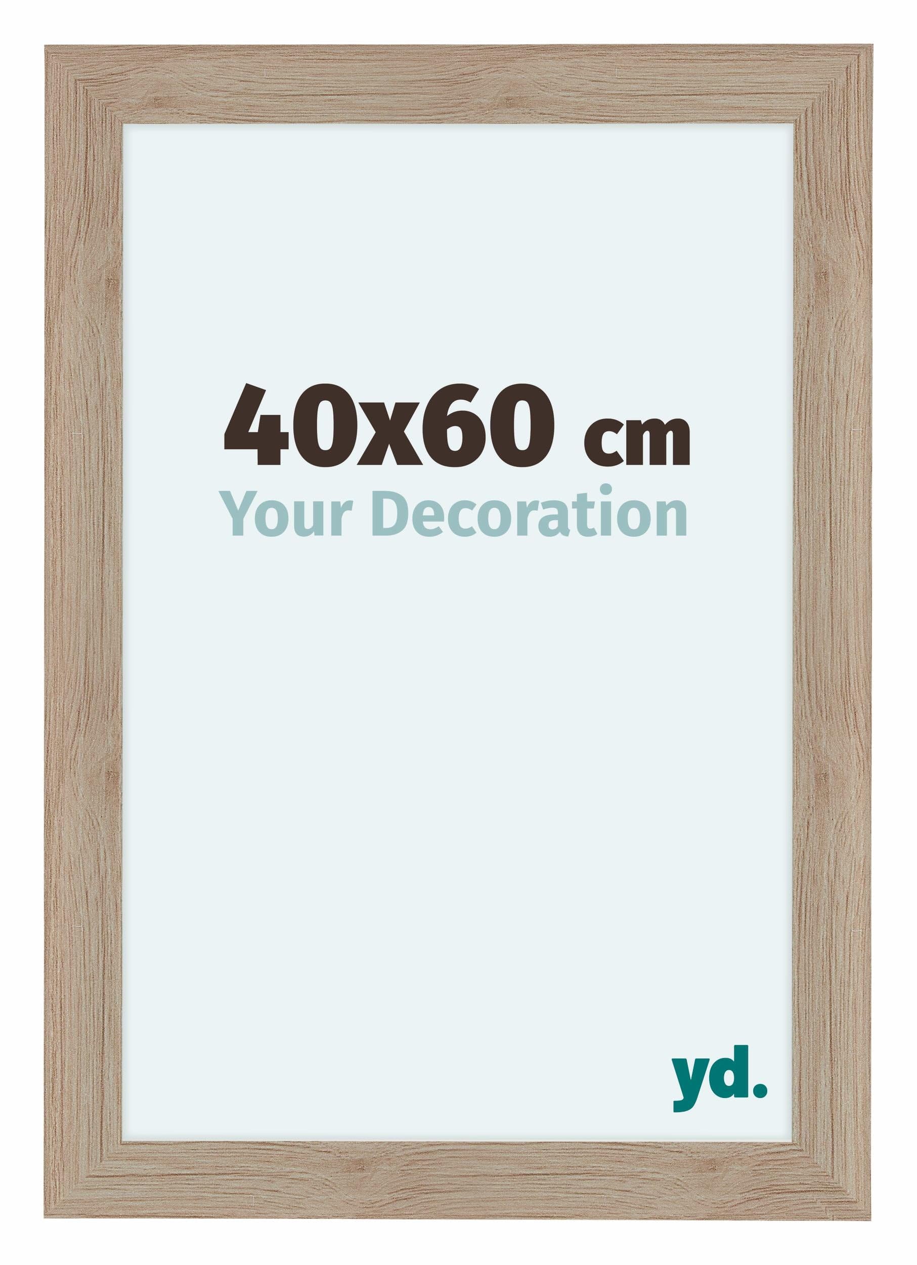 Your Decoration - Picture Frame 40x60 cm - Oak Light - Decorative Wall Frame in MDF with Antireflection - Frame 40x60 - Como — image 1