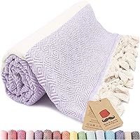 Vista 26 de Bazaar Anatolia Toalla de playa turca – 100% algodón, secado rápido, toalla a rayas sin arena para baño y campamento – De gran tamaño 71 x 39