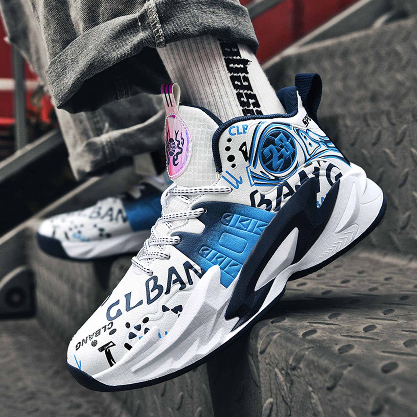 Buty Do Koszykówki Buty Do Biegania Buty Sportowe Buty Do Chodzenia Buty Sportowe Buty Treningowe(41 EU, Z11)