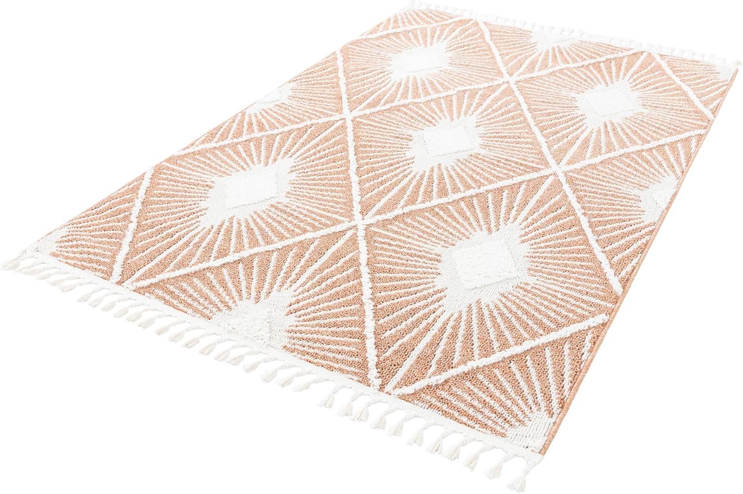 Rugs.com Boho Collection Rug – 5x8 Rust Red Medium-Pile Rug Perfect for Bedrooms, Dining Rooms, Living Rooms