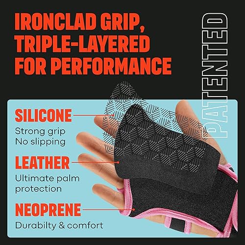 Miniatura 4 de Mava Sports Guantes de levantamiento de pesas con soporte de muñeca, guantes de entrenamiento, guantes de gimnasio, ideales para entrenamiento