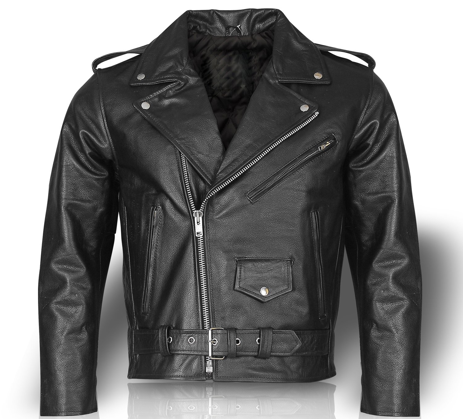 Kurtka motocyklowa, skórzana kurtka Chopper Biker Rocker Vest (XL)