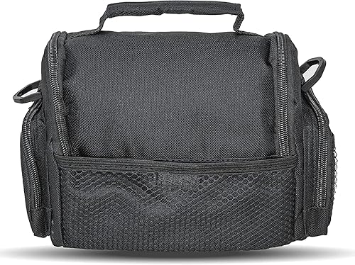 Miniatura 3 de I3ePro Estuche de viaje para cámara SLR digital acolchado suave medio con clip desmontable y correa ajustable