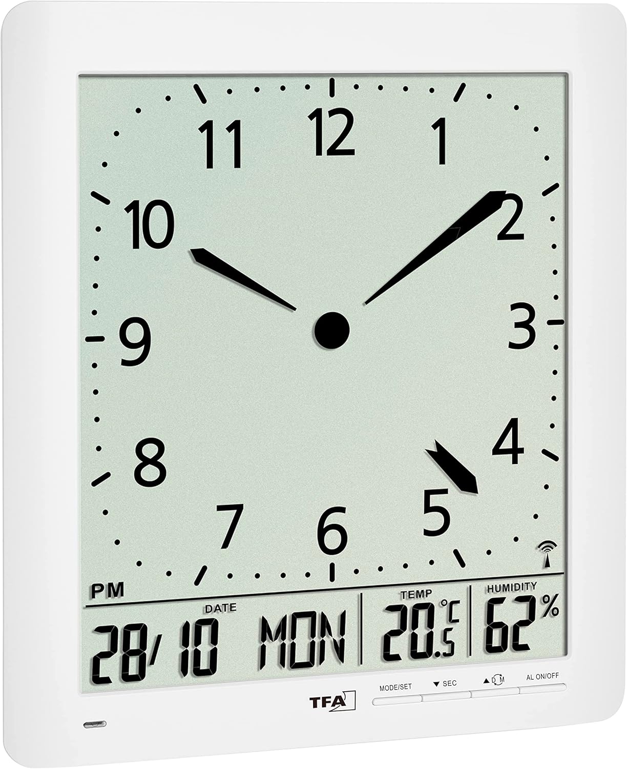 uhr mit datum und wochentag