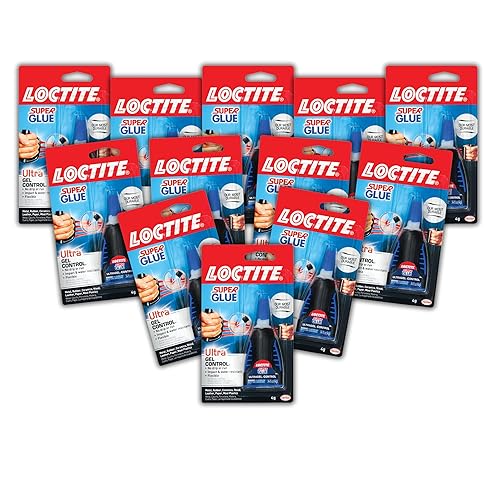 Miniatura 9 de Loctite Super Glue Ultra Gel Control, Superpegamento transparente, Adhesivo de cianoacrilato, pegamento instantáneo, secado rápido, botella de 0.14