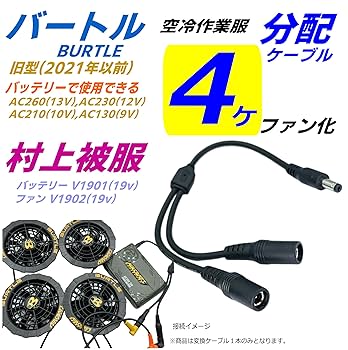 Amazon.co.jp: CNCTWO(コネクトツー) ファン付き作業服 プラグ