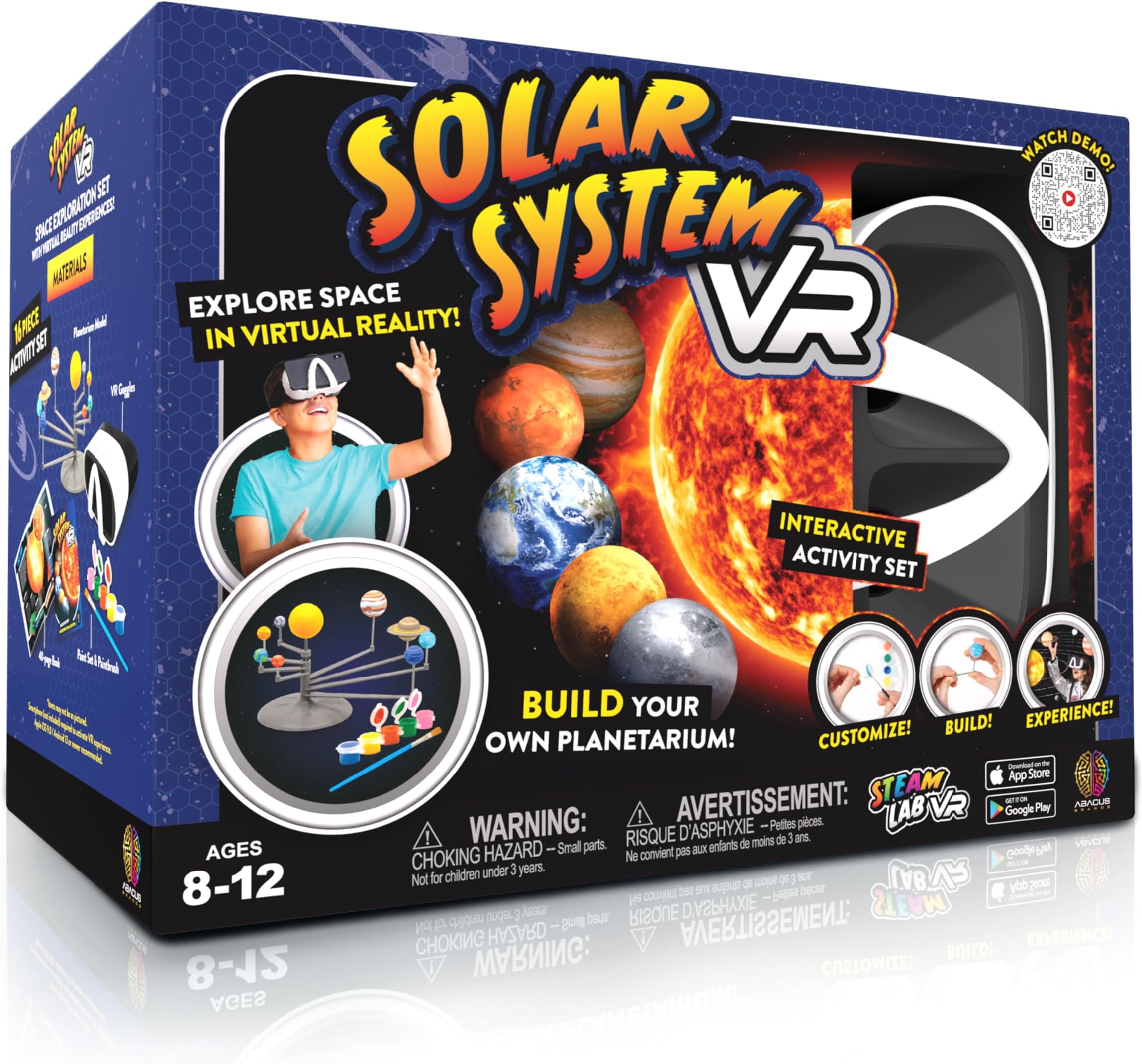 STEAM Solar System VR Lab - Illustrated Interactive VR Book and STEAM Learning Activity Set