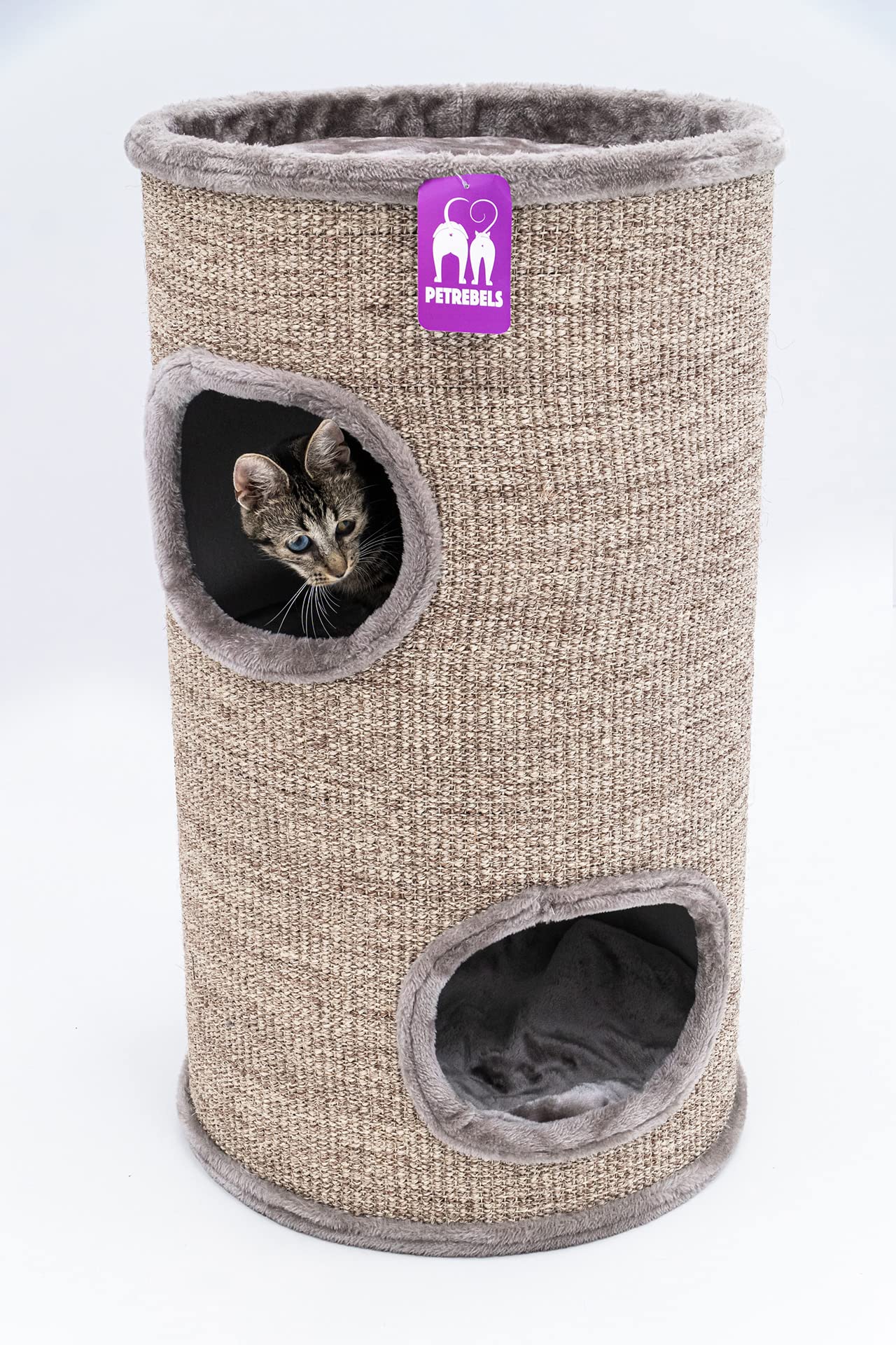 Petrebels Griffoir Dome 80 Cappuccino, Ø 45 x 80 cm de Haut, qualité Premium et Extra Stable/Lourd