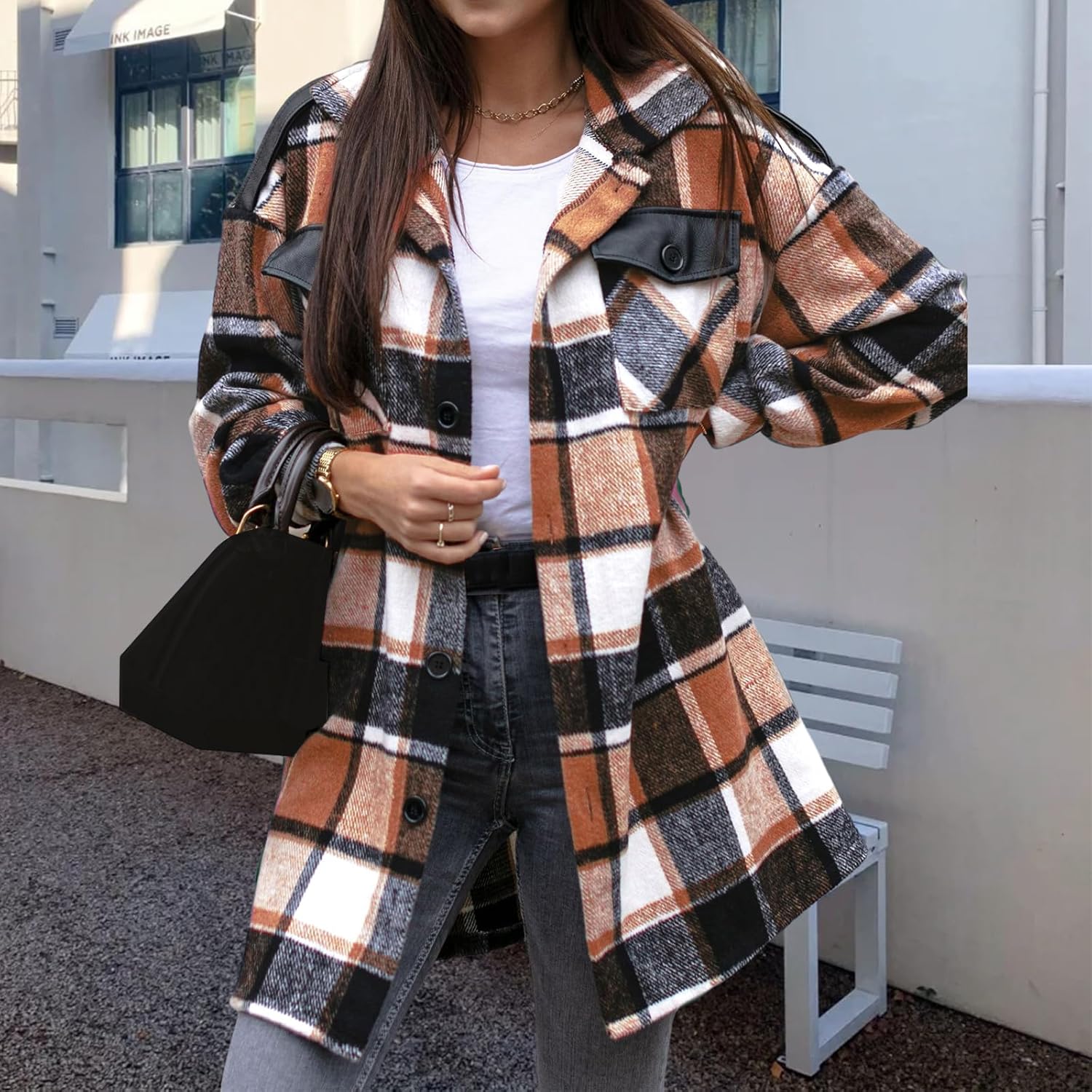 Prime Amazon Pijama De Franela Rojo Oscuro/Cuadros MUJER H&M