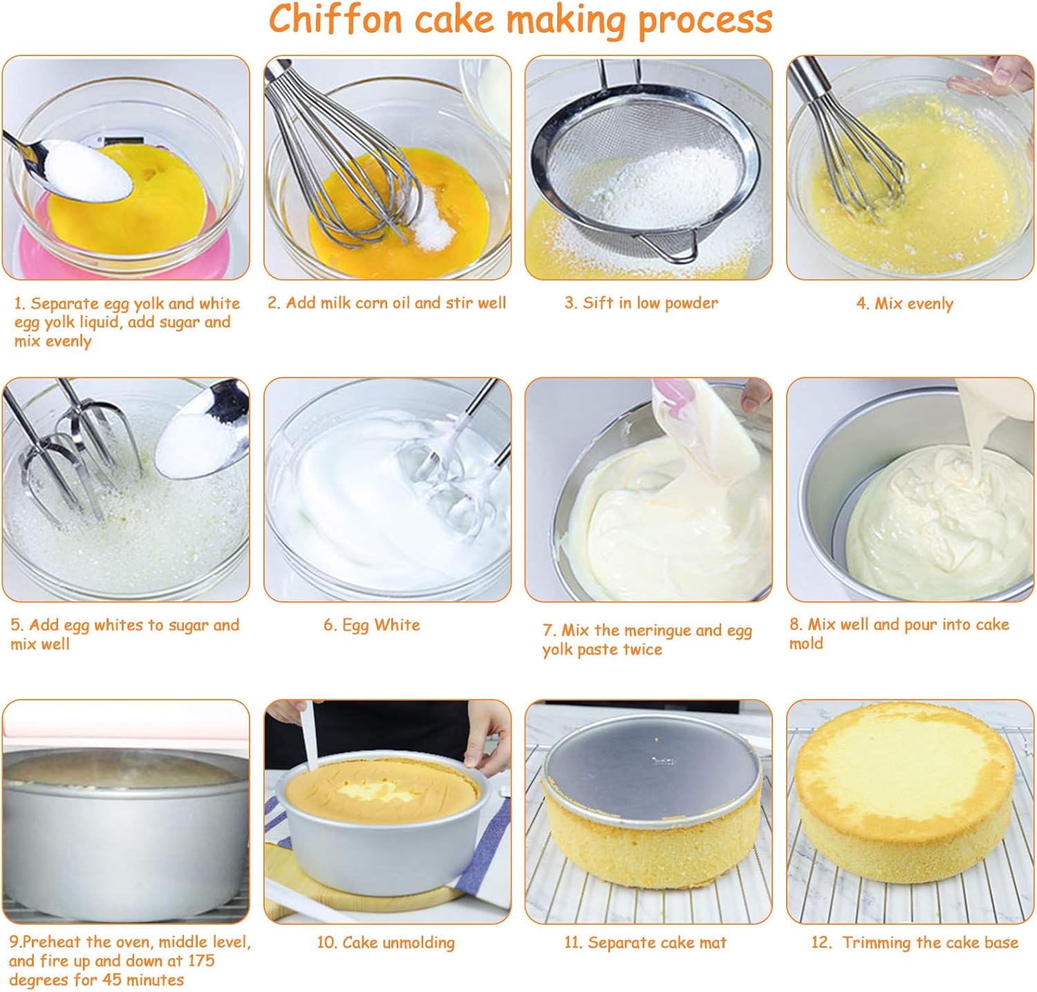 Betwin360 Tv Patisserie Moules A Patisserie Moule A Gateau En Aluminium Moulle A Gateau Rond Profond Moules A Gateaux Ronds Inferieurs Avec Base Amovible En Aluminium Anti Adhesif Pour De Gateau De Mariage Anniversaire Noel 6po