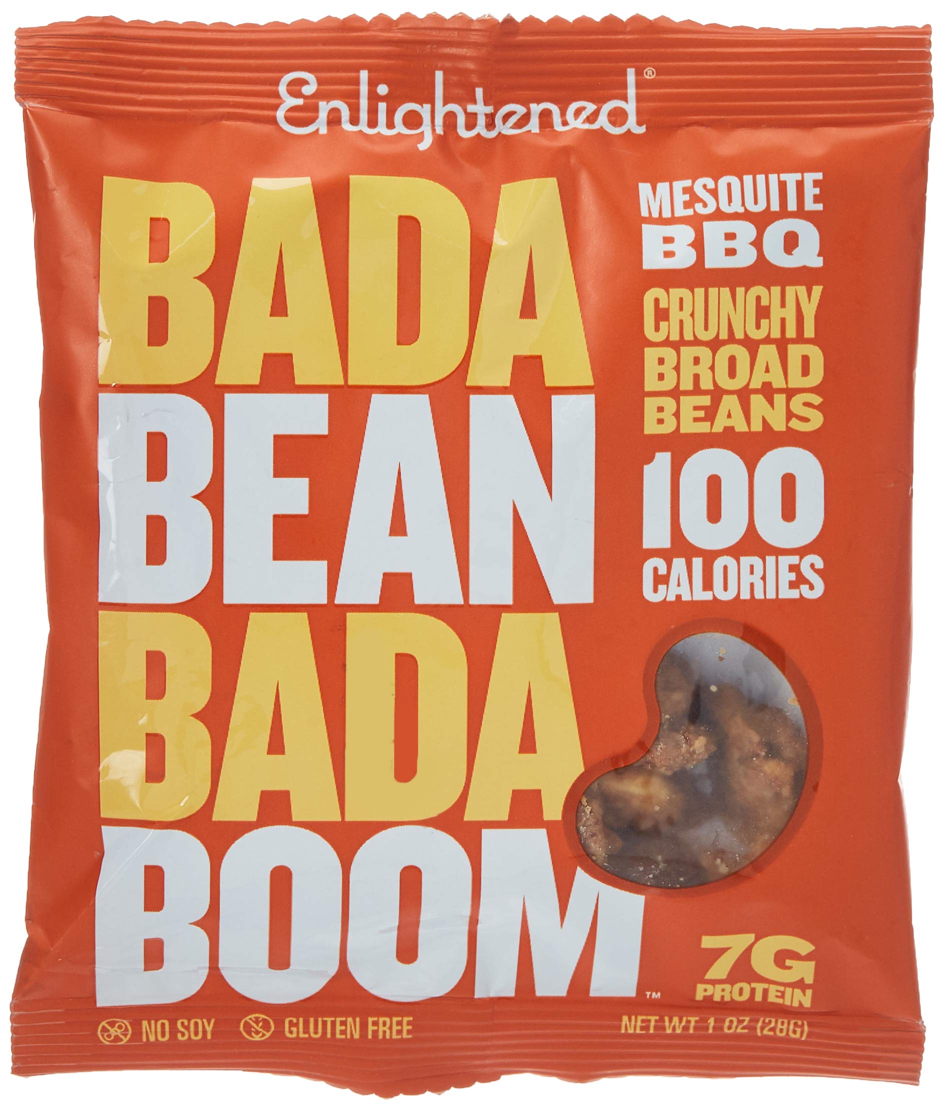Bada Bean Bada Boom Roasted Broad Beans Mesquite Bbq, 28gm