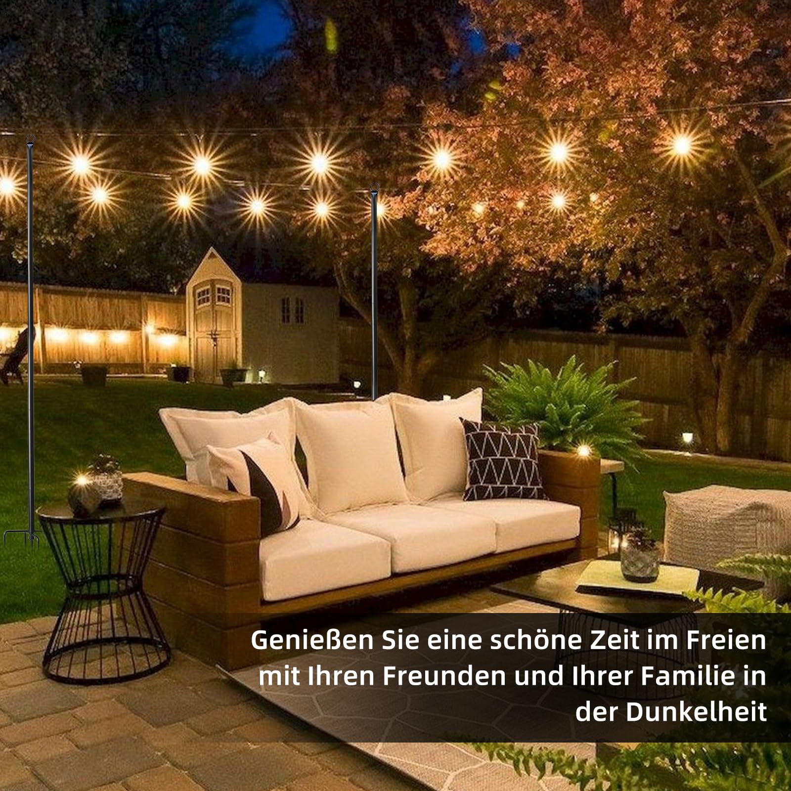 Lampenschirm Gestell Schäferhaken 2 Stück 240CM S Produktbild-Vorschau 3