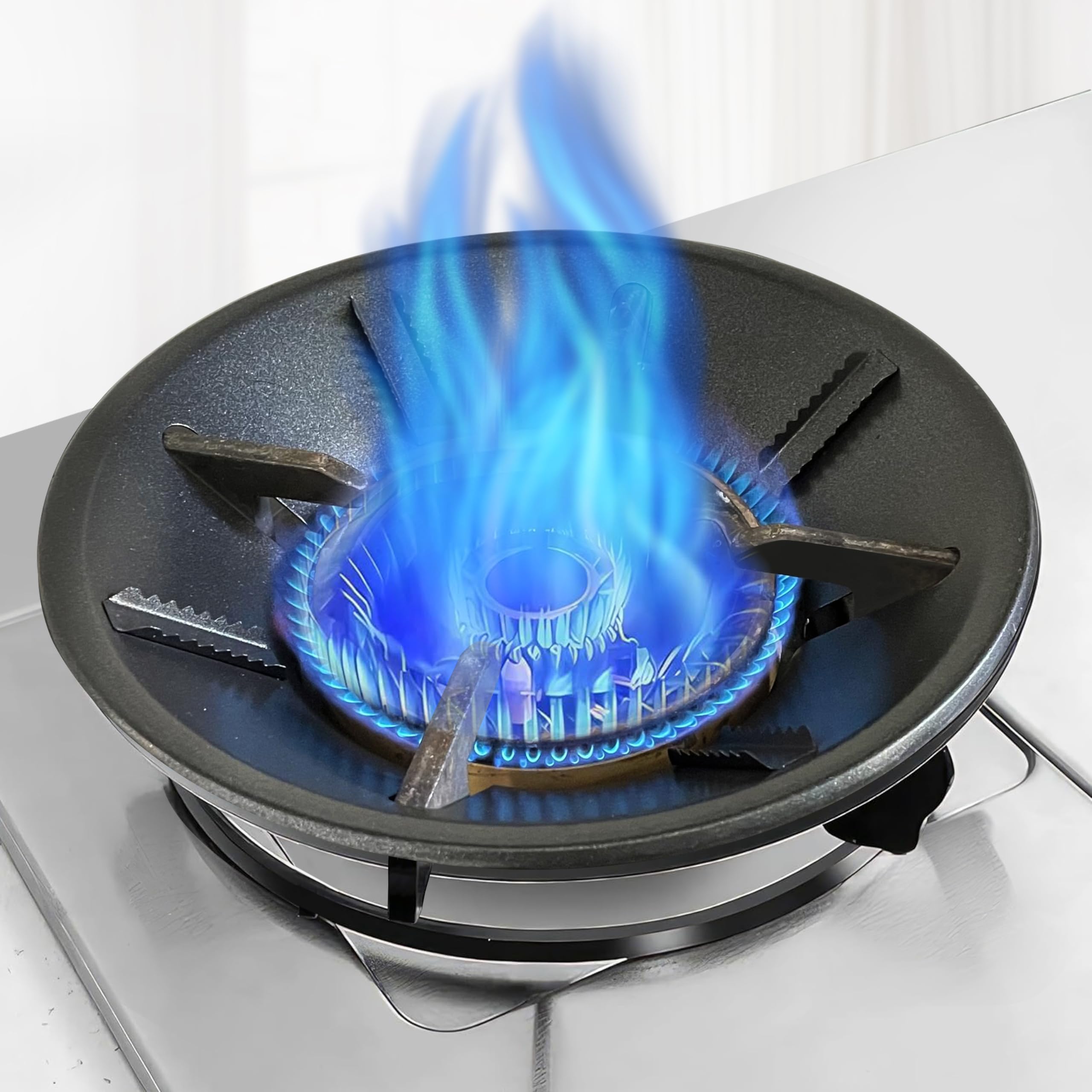 QORVIA Gas Saver Burner Stand Gas Stove Stand Energy Efficient Gas Saver, Gas Chula Burner Gas Saver Jali Windproof & Fireproof 4-Leg Support for Indian Gas Stoves 0.7mm (Pack of 1) (B0DCJMX1Q3) Amazon Price History, Amazon Price Tracker