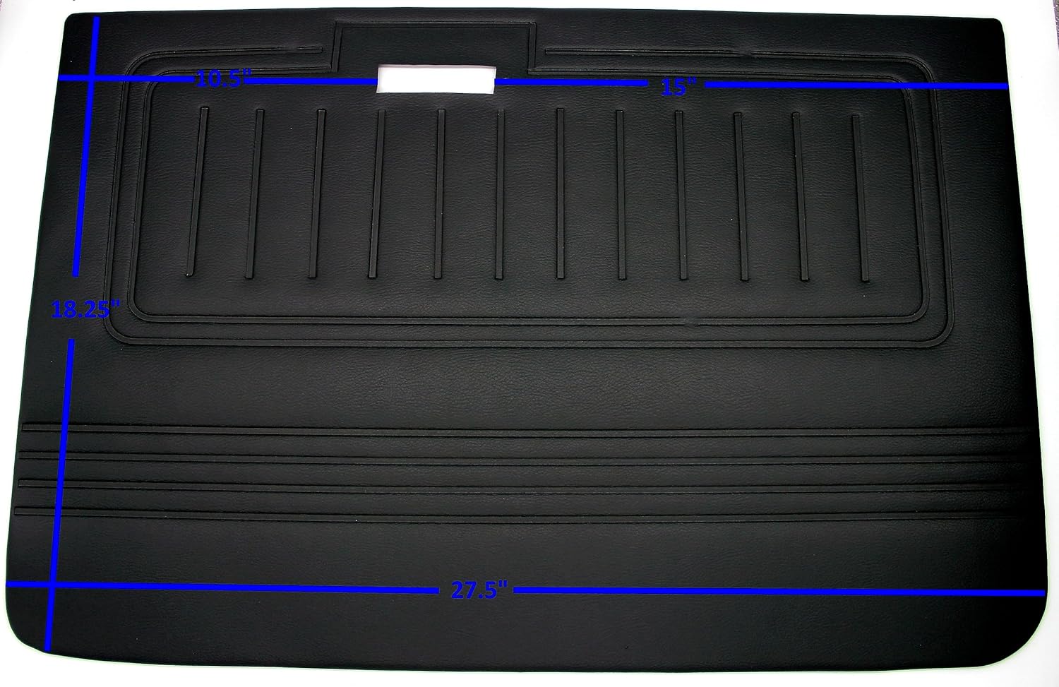 Legion Part Store Door Panel Trim Board compatable with FJ40 BJ40 Land Cruiser Black 1960-1984