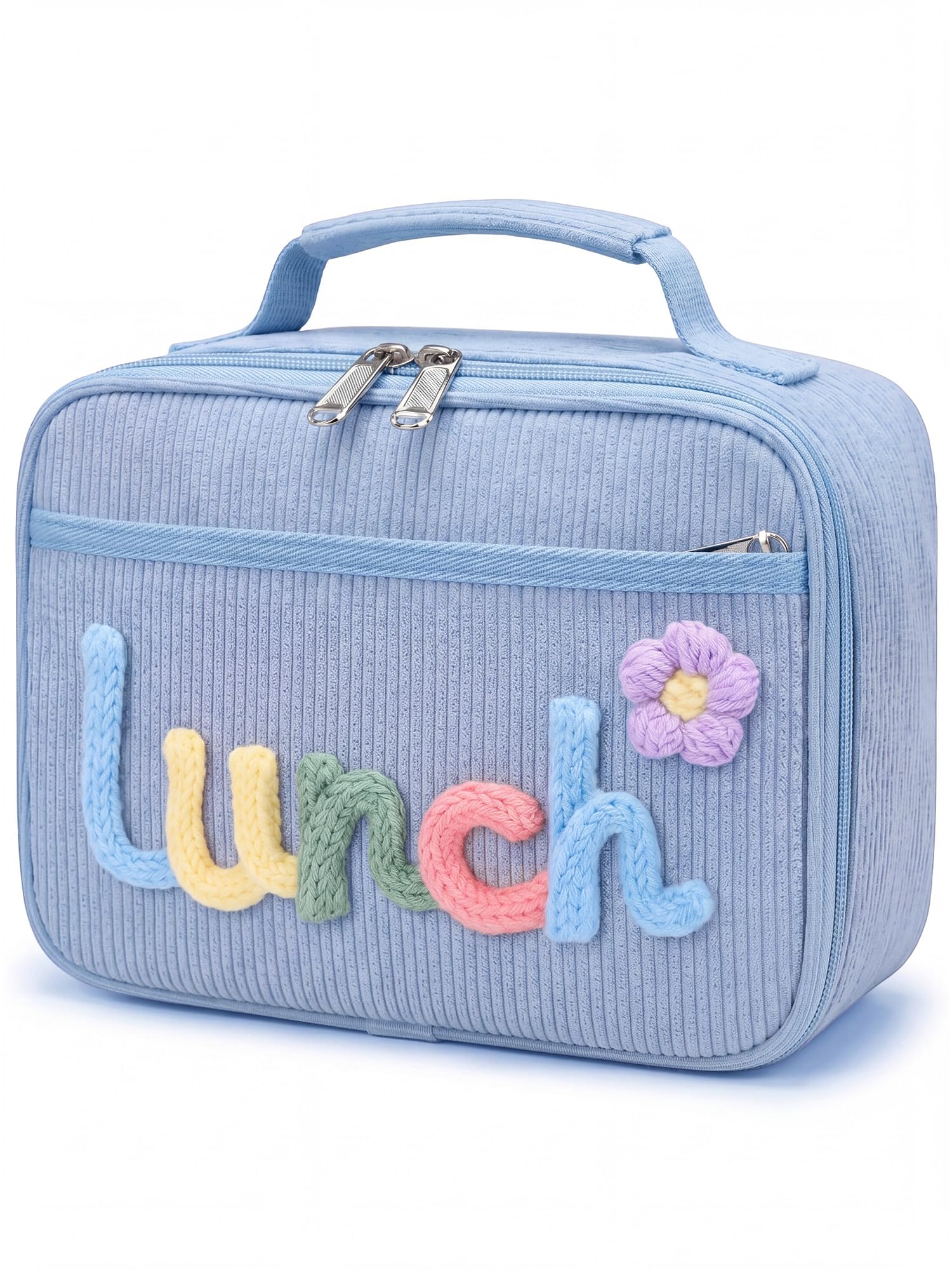Photo 1 of Dansydaisy Corduroy Lunch Bag - Blue