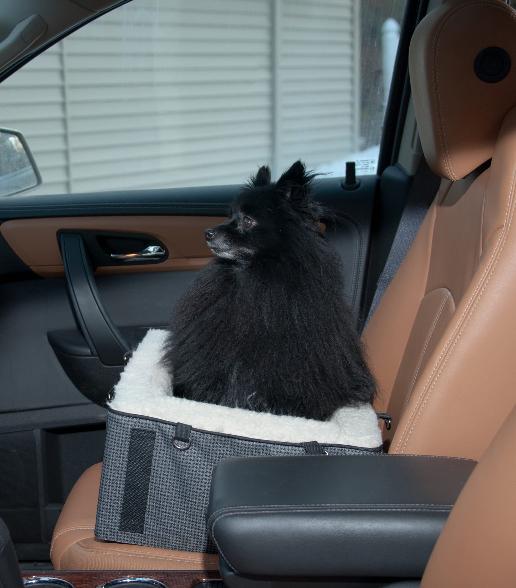 Pet Gear Lookout Booster fotelik samochodowy, zdejmowana poduszka komfortowa, w zestawie uwięź bezpieczeństwa, montaż w kilka sekund, bez użycia narzędzi, 2 rozmiary, 3 kolory