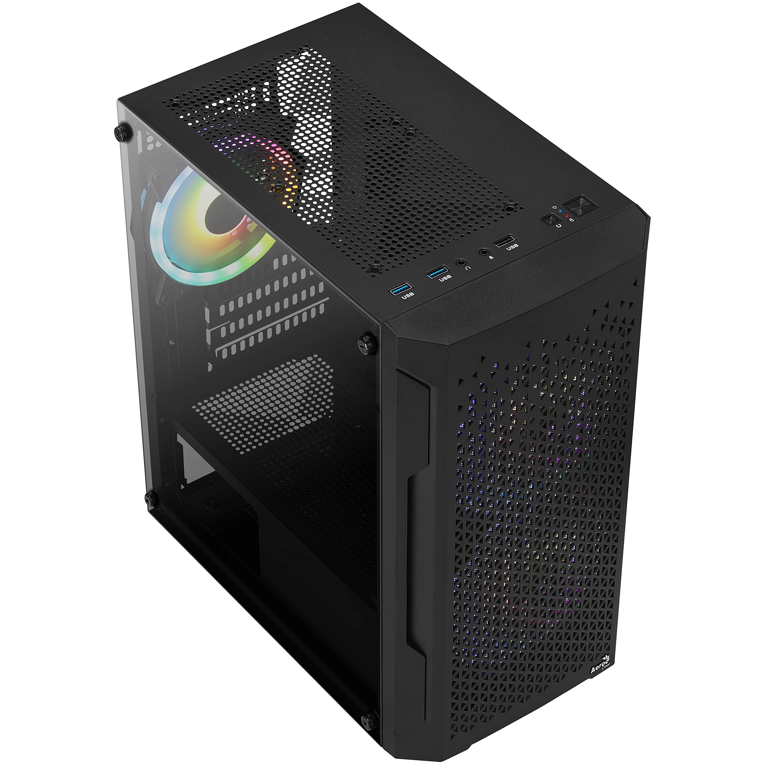 CAJA PC AEROCOOL MINI TRINITY V3 BLACK MICROATX/MINIITX