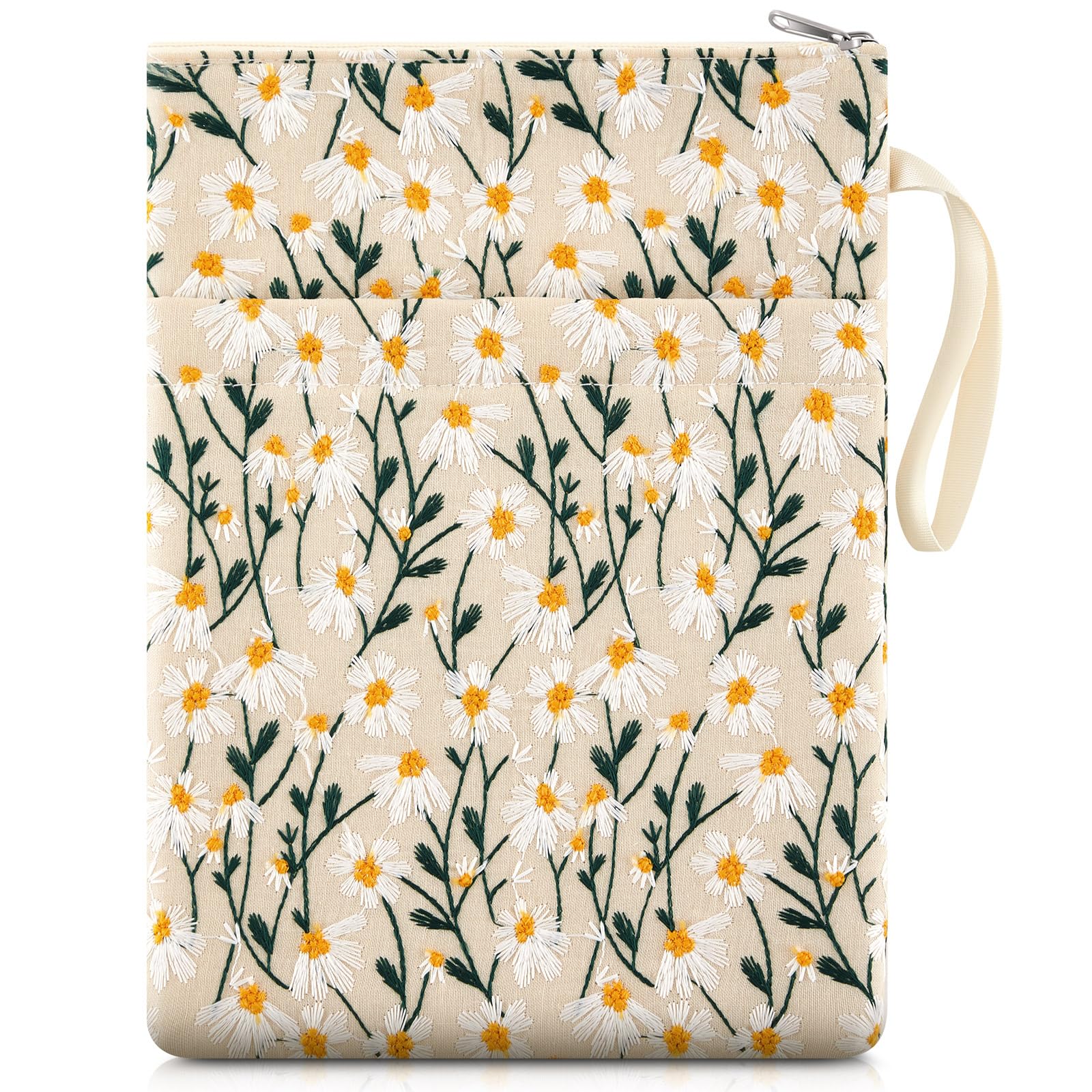 SUPERFINDINGS Book Cover Sleeve A5 Paperback Book Protector With Japanese Wave Midnight Blue Book Sleeve Washable Book Cover Fabric Novel Book Sleeve - View #12