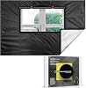 Lightseal Portable Blackout Curtains for Bedroom - Easy Stick on Blackout Curtains for Bedroom and Nursery, Large 78 x 47 Inch Blackout Window Cover
