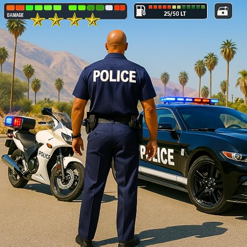 Police Car Chase: Crime City Cop Simulator Highway Pursuit Criminal Escape & Crime Chase Racing