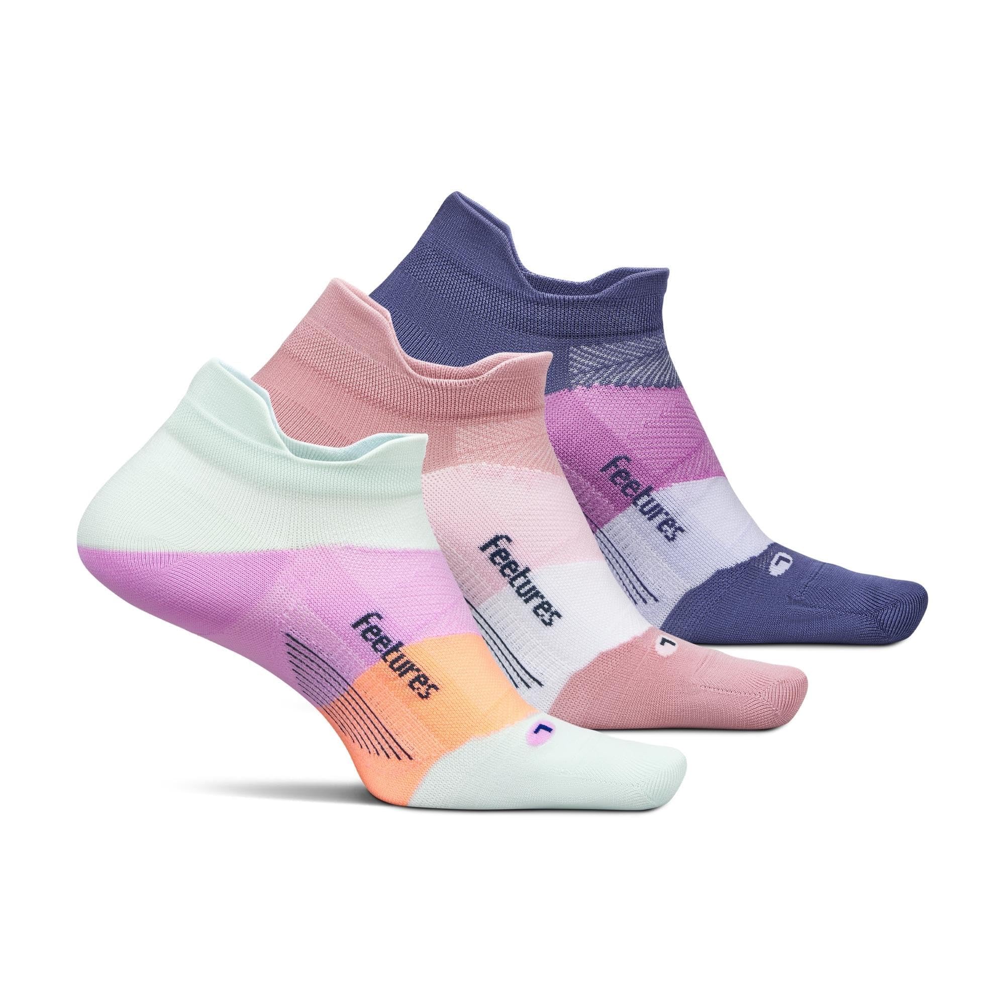 Feetures Elite Ultra Light No Show Tab Ankle Socks - Sport Sock with Targeted Compression