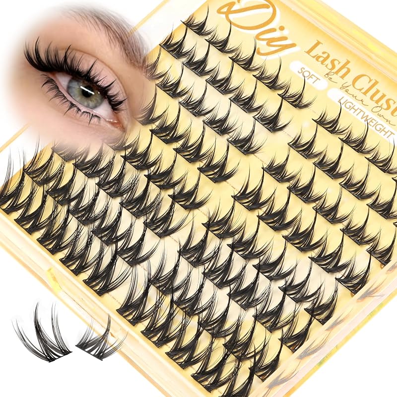 Cílios postiços em tufos Fyonas Manga Lash Natural Anime com pontas (Yume)