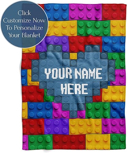 Miniatura 10 de Manta personalizada para niños y niñas, nombre personalizado, compatible, ropa de cama suave y cálida, decoración de habitación o funda de cama,