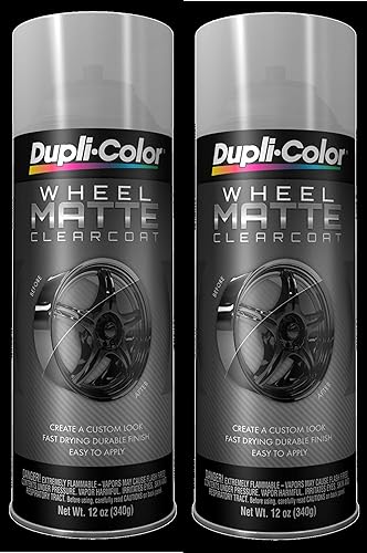Dupli-Color HWP106 - Pintura mate para ruedas de alto rendimiento, 12 onzas (paquete de 2)