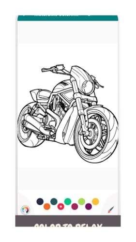 Motorbikes Coloring Book – vue 5