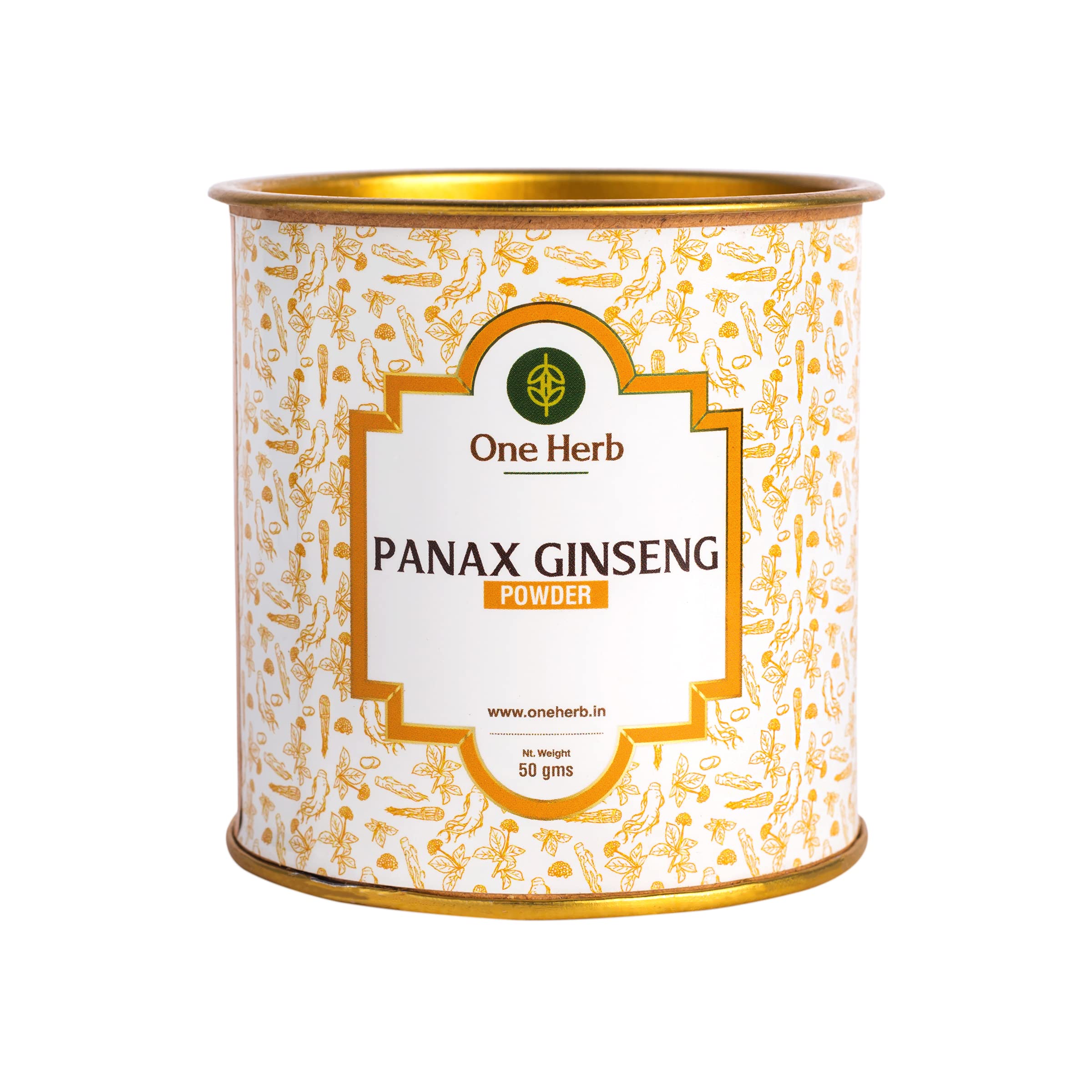 One Herb - Panax Ginseng Powder 50g || Red Ginseng || for Immunity, Cognitive Support, Muscle Strength & Energy