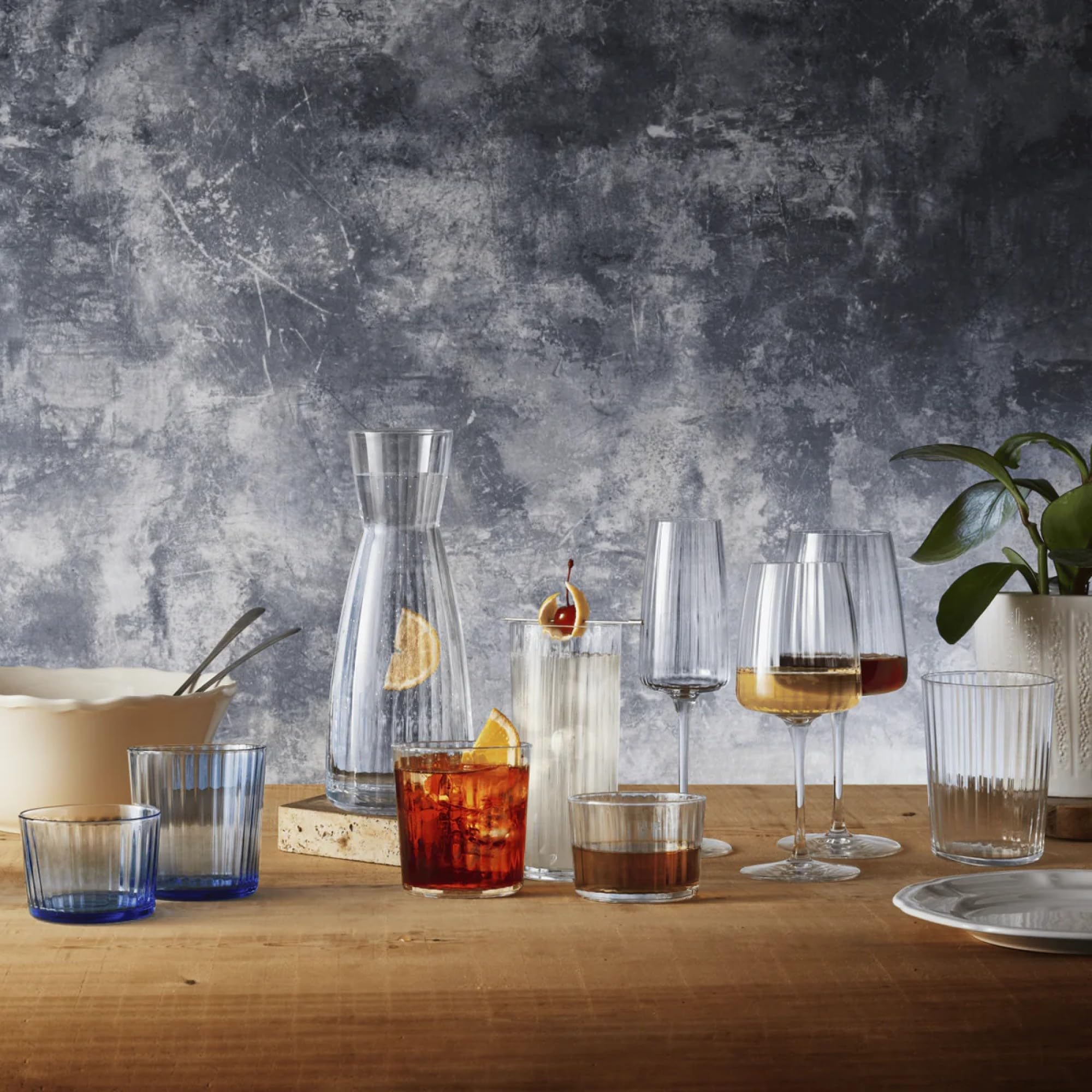 Bormioli Rocco Exclusiva Karaffen, 1 l, transparent, 2 Stück