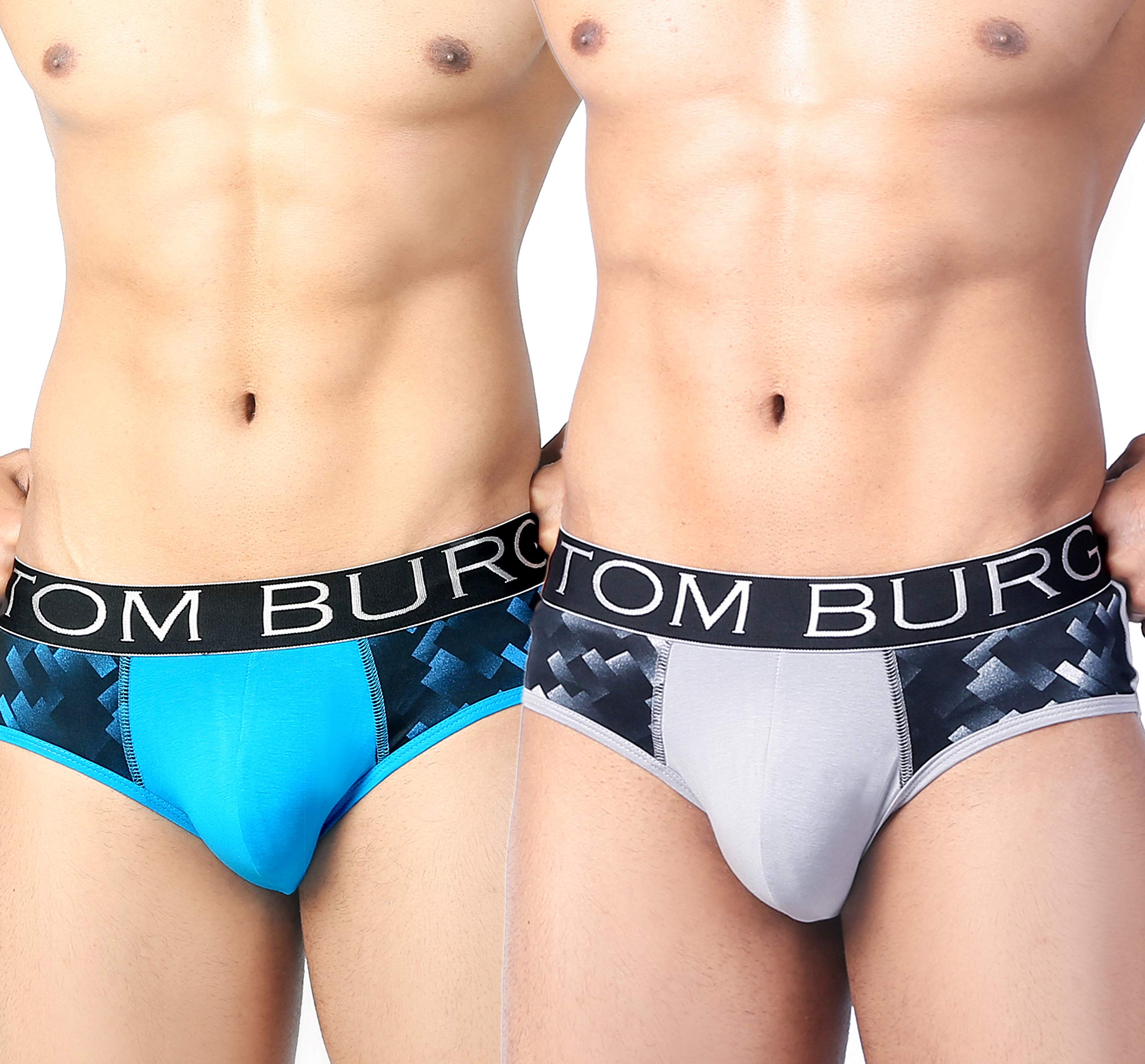 tom burg Regular Cotton Designer Casual Smooth & Comfortable Brief for Men (Pack of 2)-picture-39