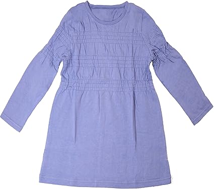 Amazon シャーリングで柔かさを出した 女の子らしい可愛いワンピース Tzop001 90 25ラベンダー ワンピース チュニック 通販