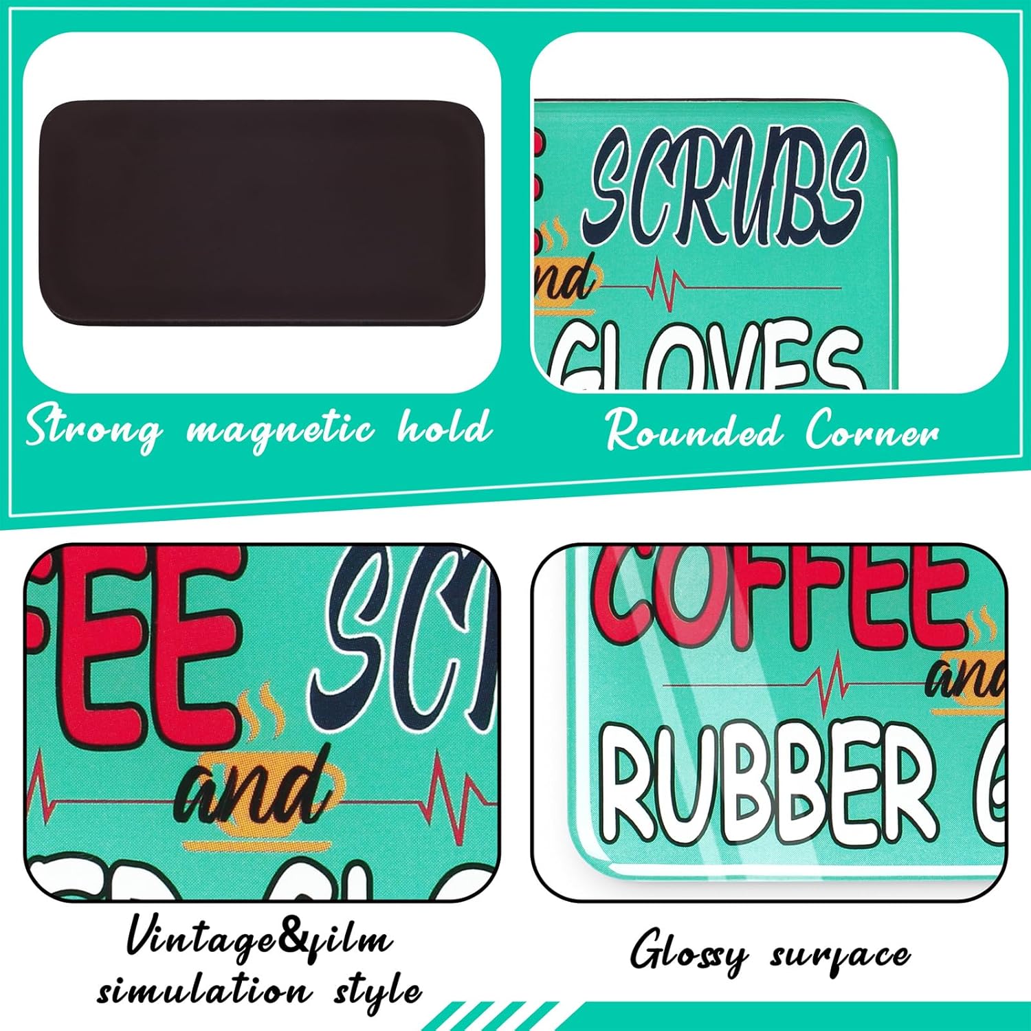 36PCS Nurses Week Gifts Bulk 2026 - Refrigerator Magnets, Nursing Day Appreciation Gift Decorations for RN CNA Women Men