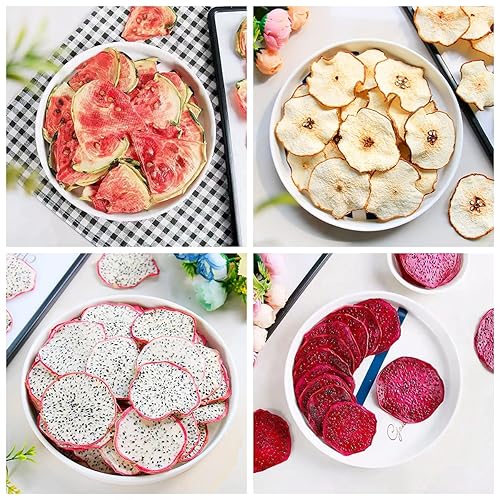 Miniatura 2 de Queenbox 1.7 onzas de fruta liofilizada en rodajas de pomelo, fruta deshidratada natural, comida vegana de emergencia, bocadillo saludable de