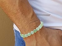 Vista 54 de Amazing Gemstone Pulsera de cristal para mujeres y hombres, pulsera de cristal curativo de protección, pulsera elástica con cuentas de piedras