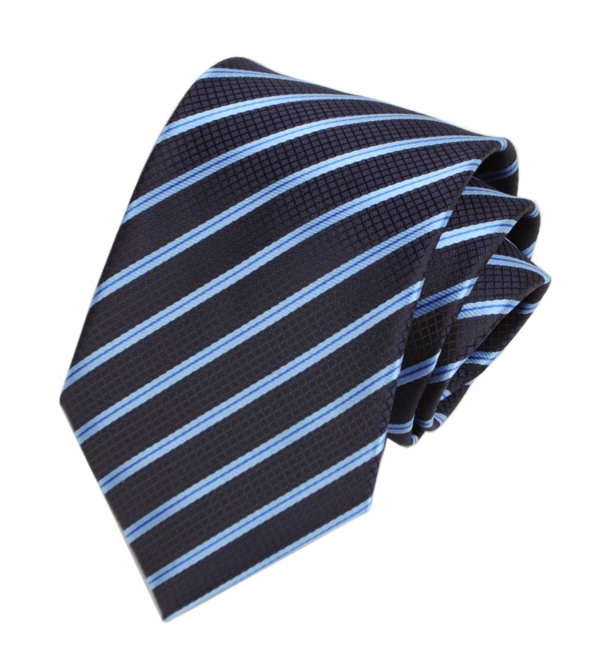 SecdtieMen's Modern Repp Striped Patterned Formal Ties College Daily Woven Slim Necktie