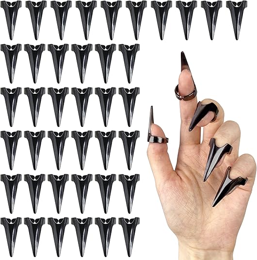Amazon.com: XIPEGPA 40 Piece Full Finger Set Claws Rings Vintage Metal ...