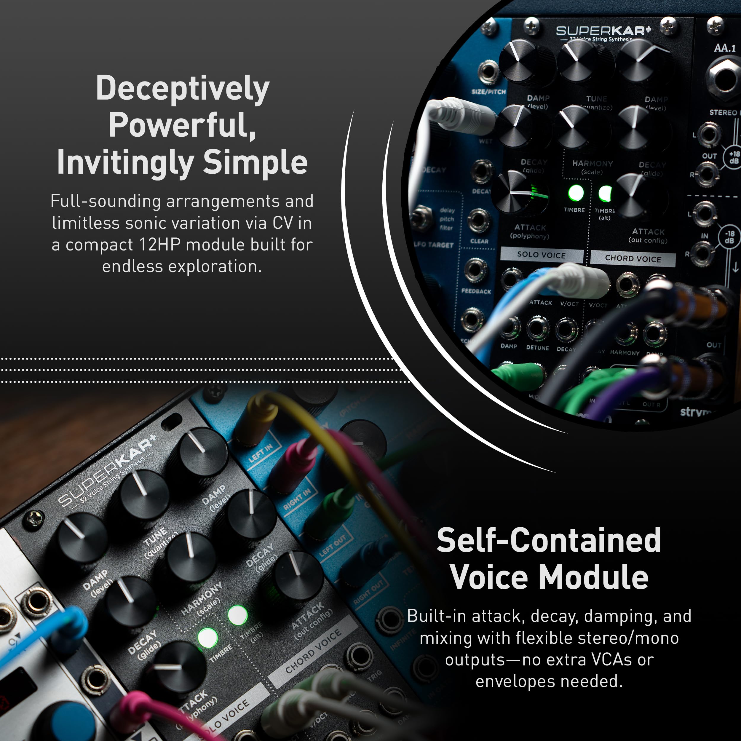 Amazon.com: Strymon SuperKar+ 32 Voice Karplus Strong Synth