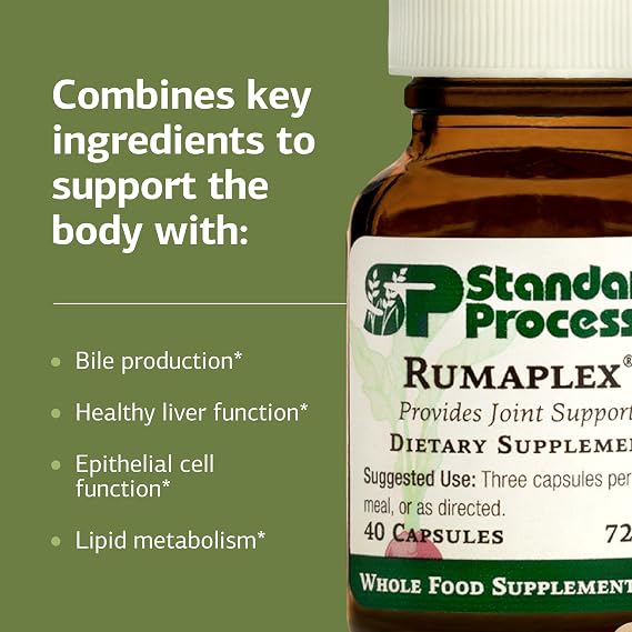 Standard Process Rumaplex, Liver & Bile Production Support, 40 Capsules