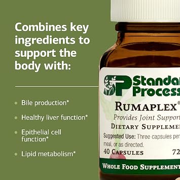 Standard Process Rumaplex, Liver & Bile Production Support, 40 Capsules