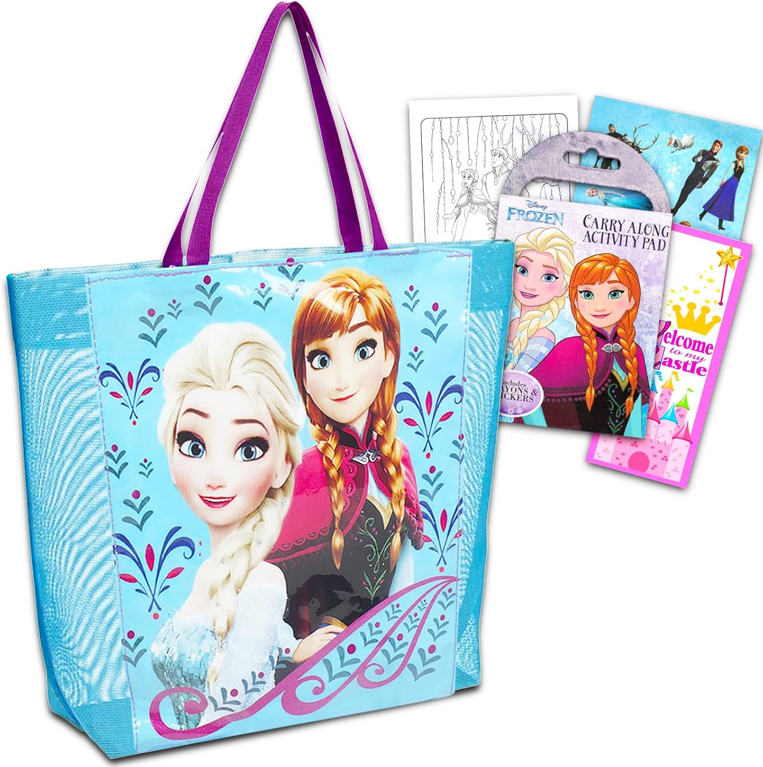 Disney Frozen Travel Bag Set Frozen Activity Bundle 5 Pc